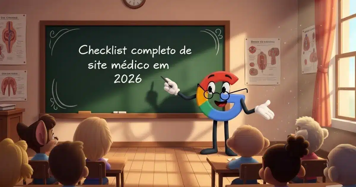 Checklist completo de site médico em 2026